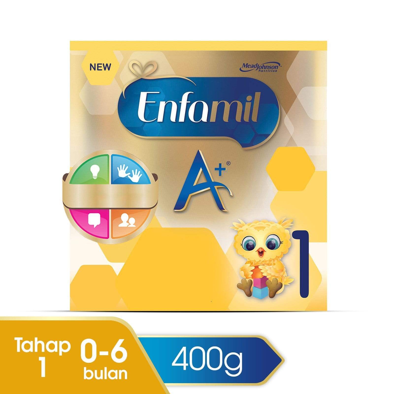 Enfamil A+ 1 Susu Formula Box - 400 g