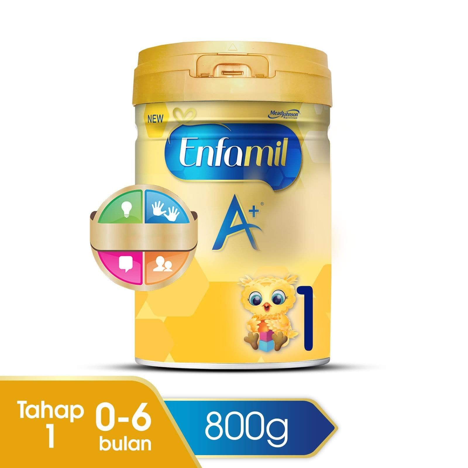 Enfamil A+ 1 Susu Formula Flip Pack - 800 g