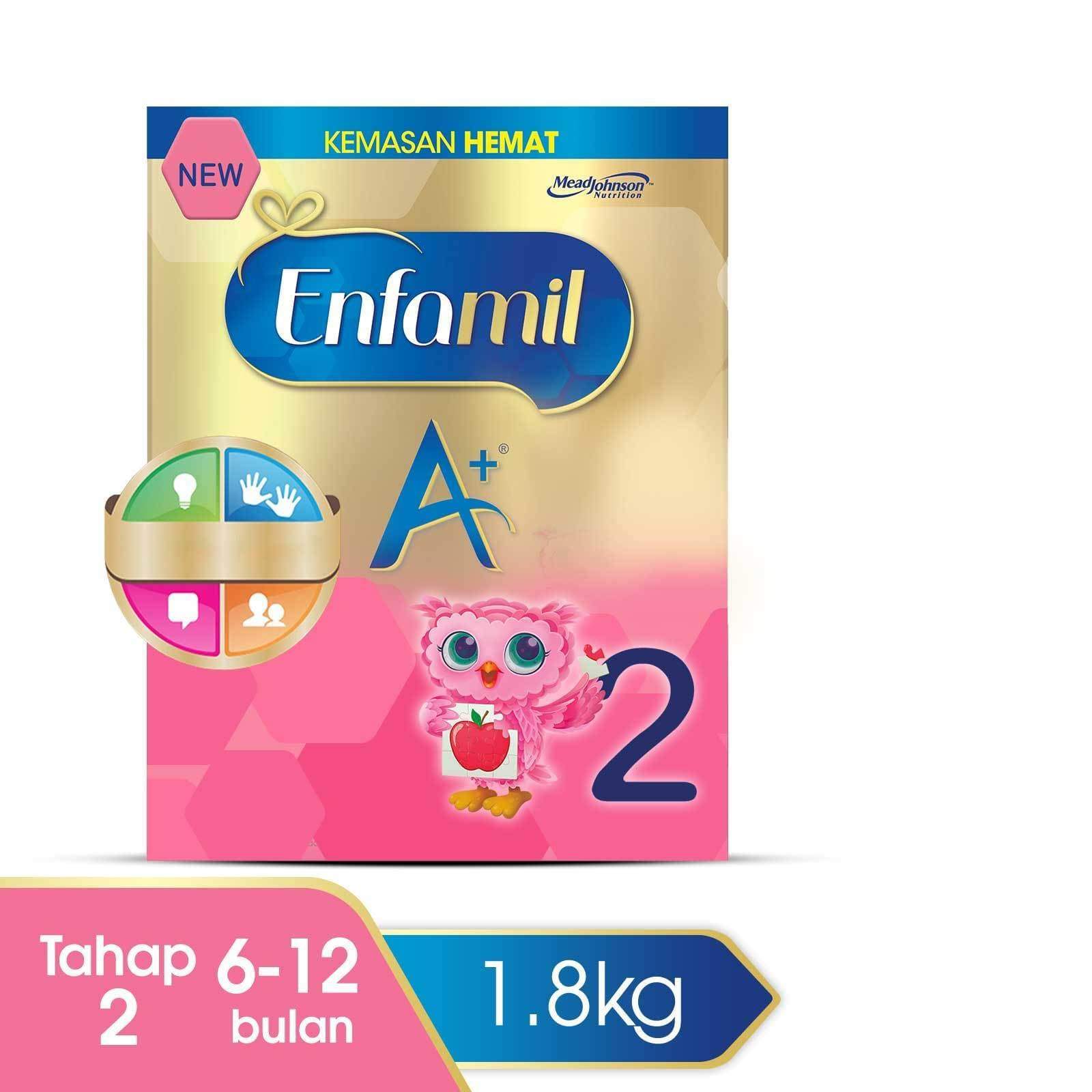 Enfamil A+ 2 Susu Formula Box - 1800 g