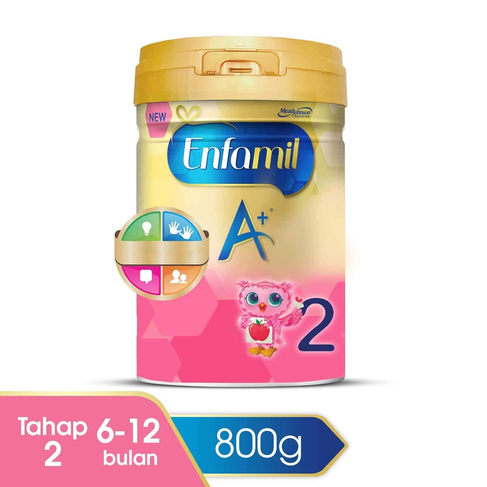 Enfamil A+ 2 Susu Formula Flip Pack - 800 g