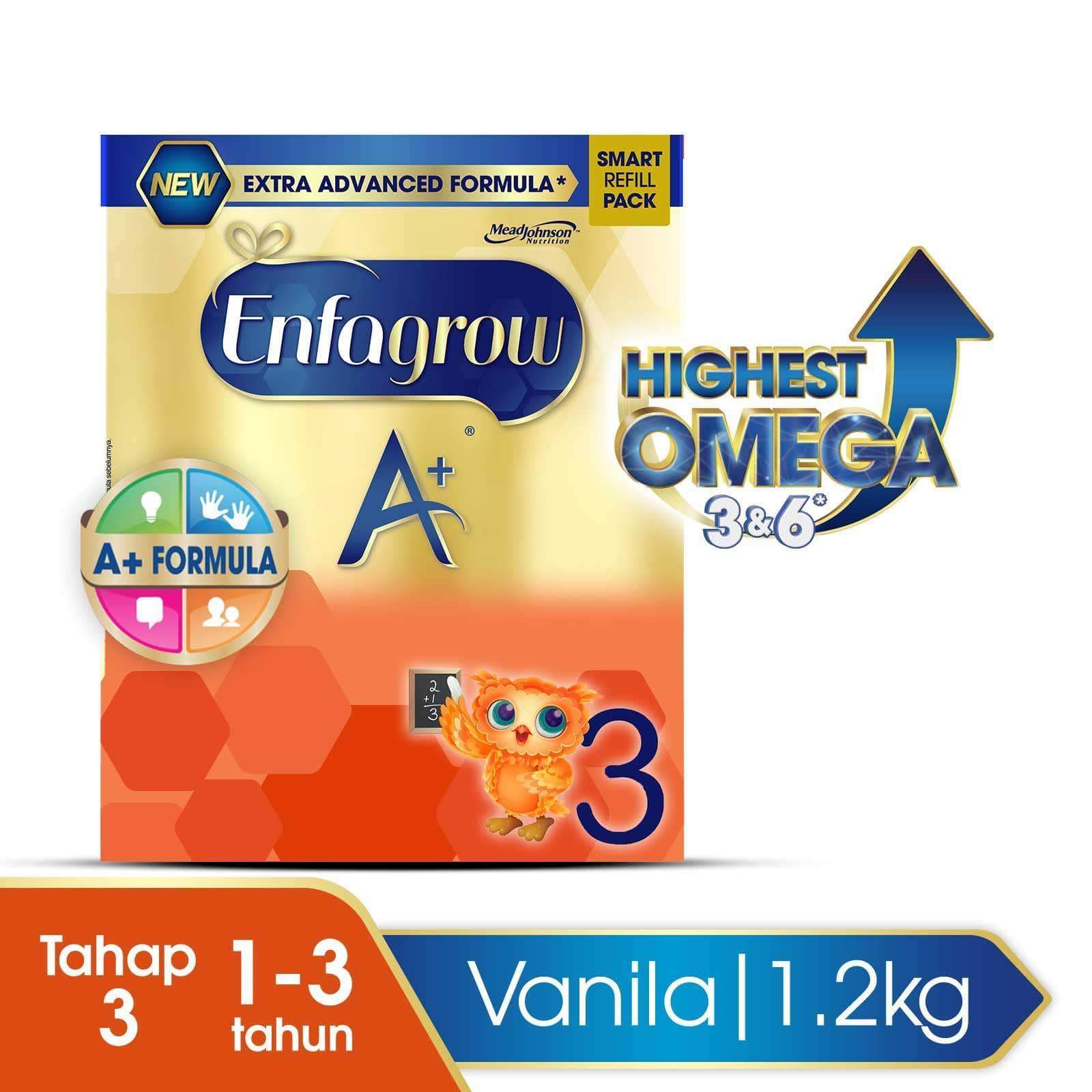 Enfagrow A+ 3 Susu Vanila Box - 1200 g