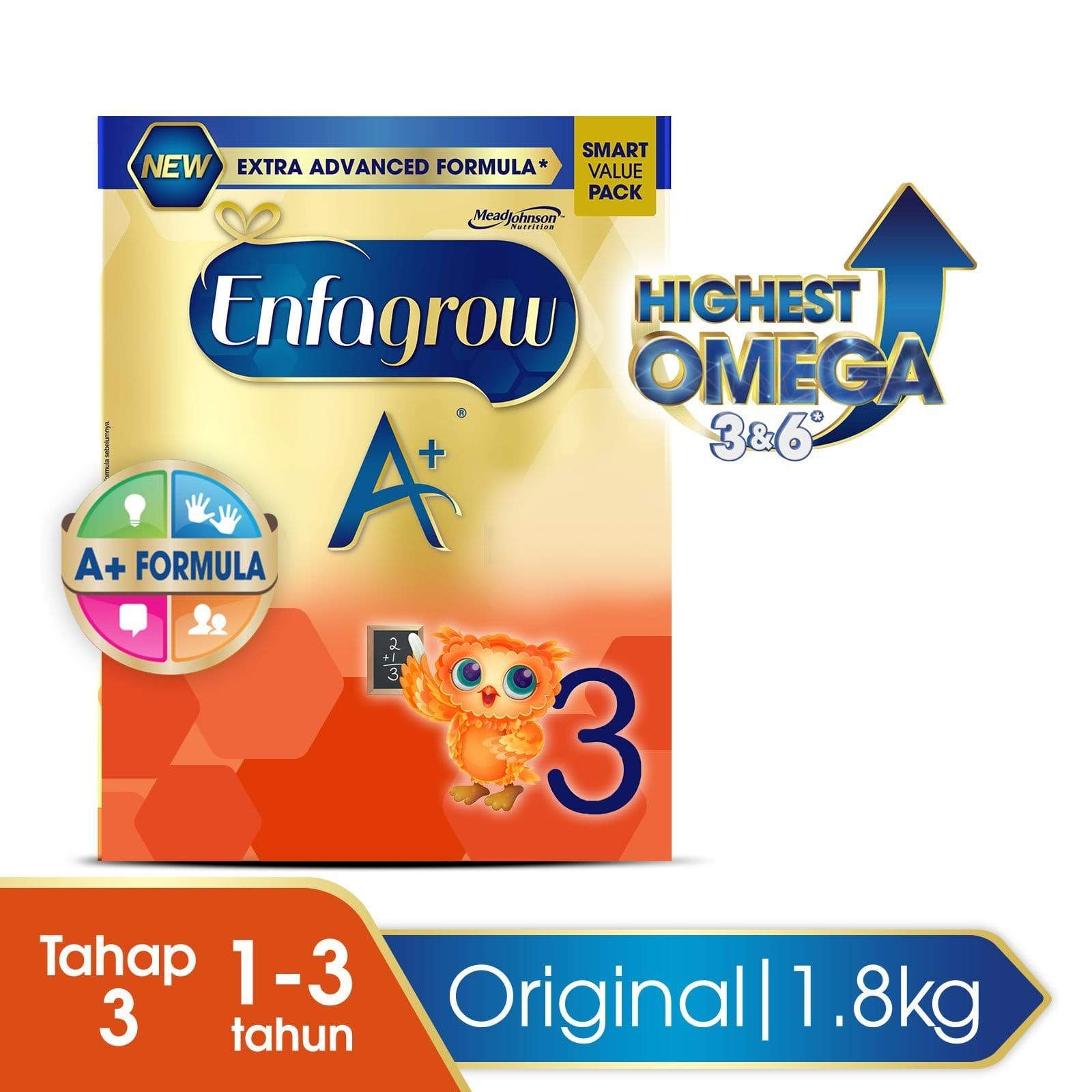 Enfagrow A+ 3 Susu Original Box - 1800 g