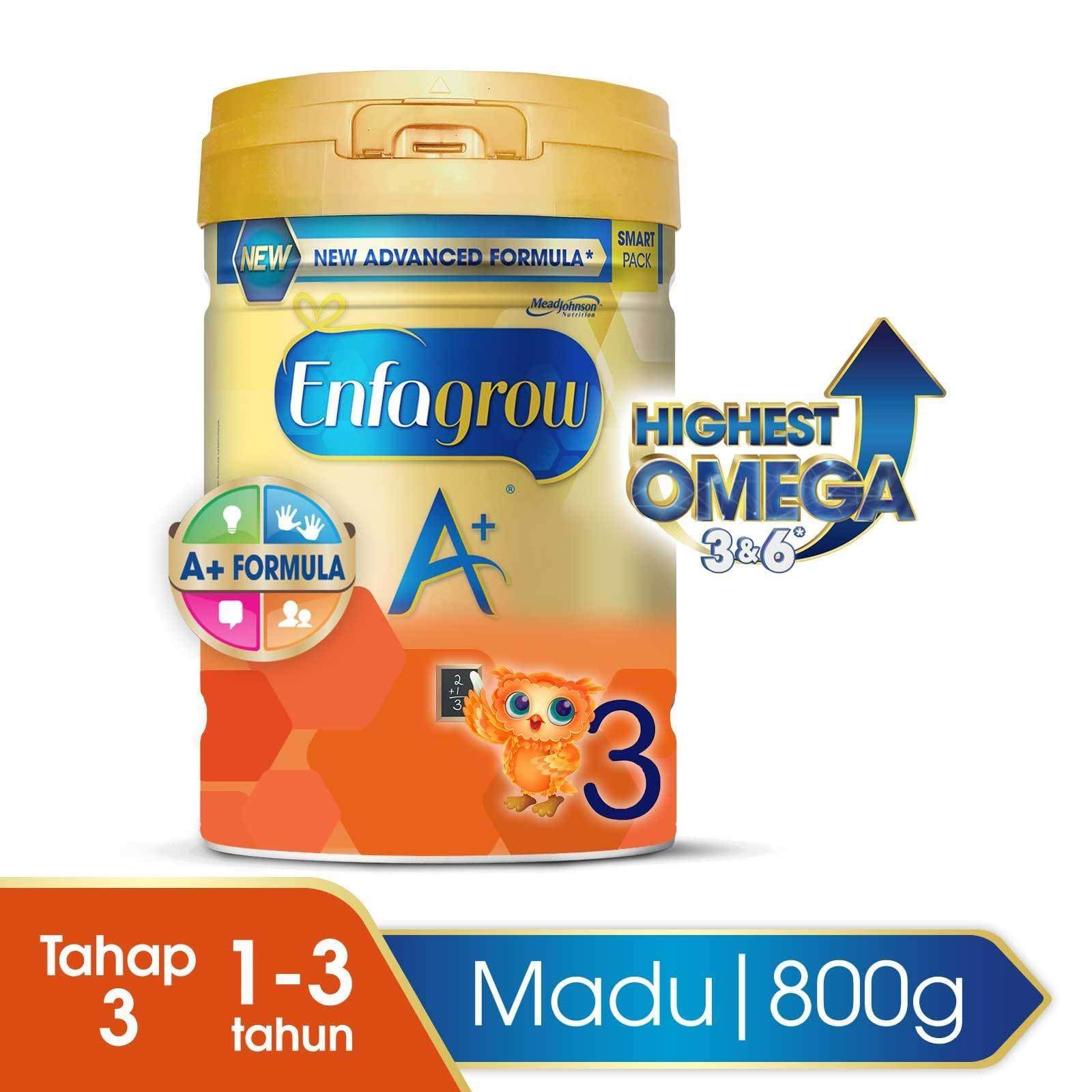 Enfagrow A+ 3 Susu Madu Smart Flip Pack - 800 g