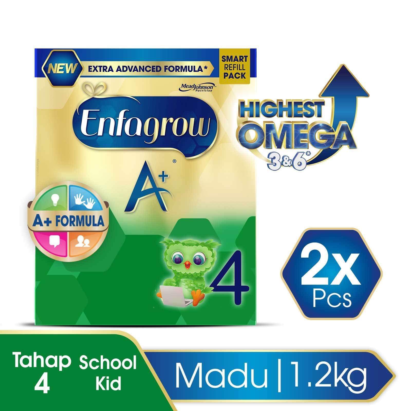 Enfagrow A+ 4 Susu Madu Box - 1200 g (2x1200g)