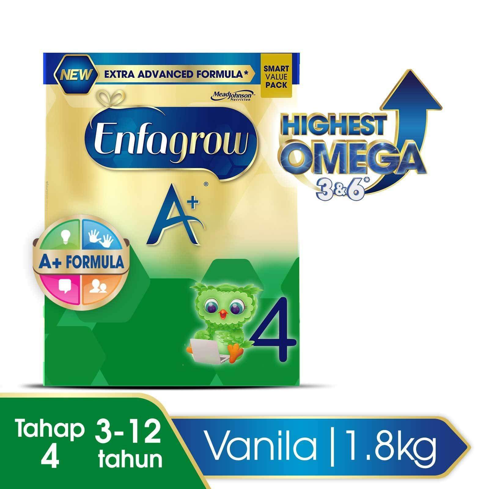 Enfagrow A+ 4 Susu Vanila Box - 1800 g