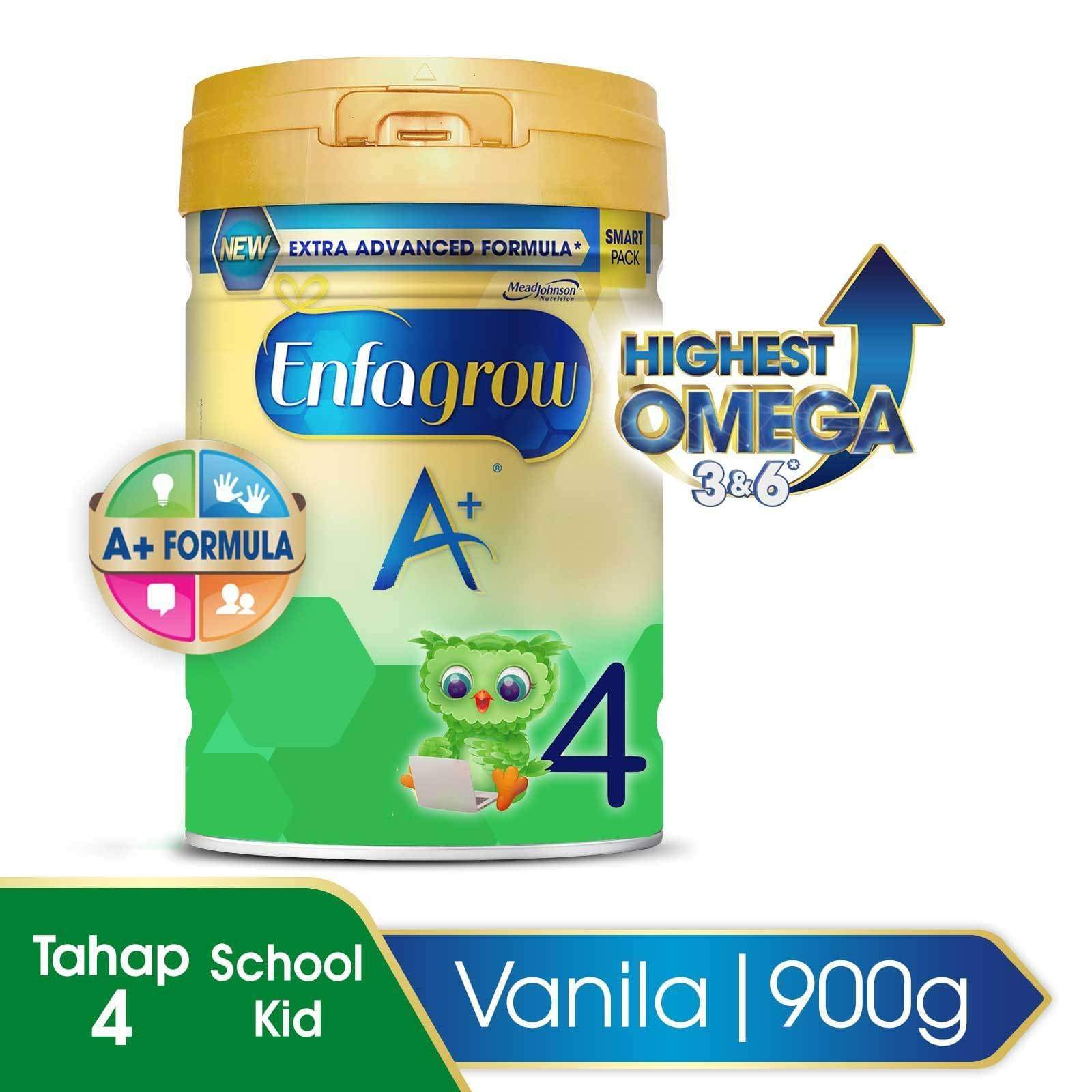 Enfagrow A+ 4 Vanila Susu Smart Flip Pack - 900g
