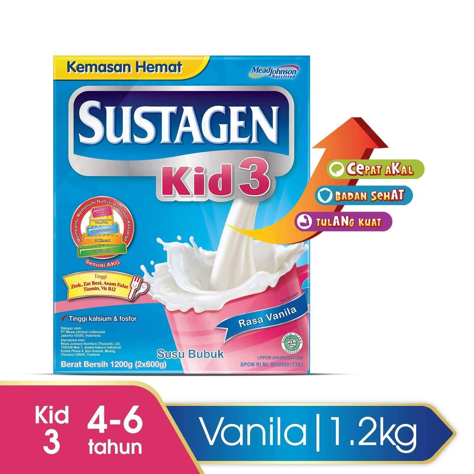 Sustagen Kid Vanila Box - 1200 g