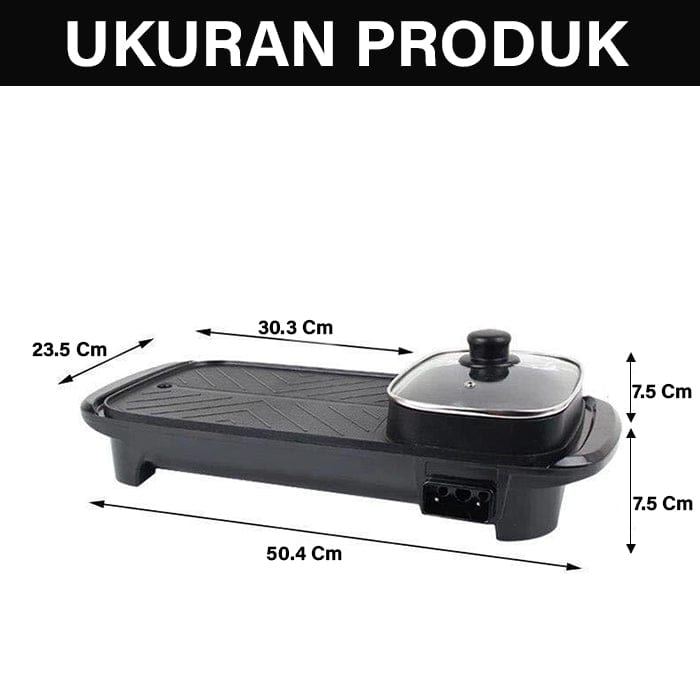 Electric Shabu Grill 2 in 1